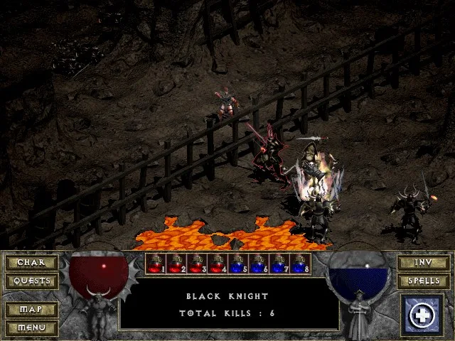 The Caves level