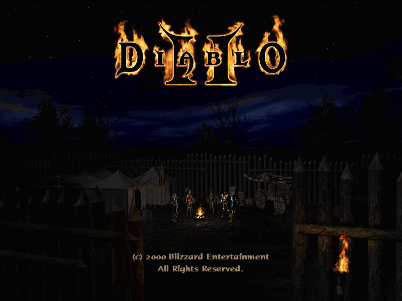 Diablo 2 title screen