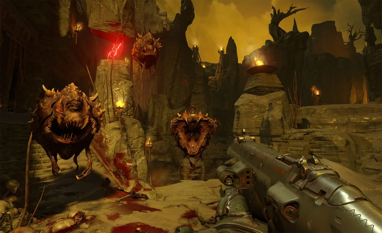 Doom 2016 gameplay