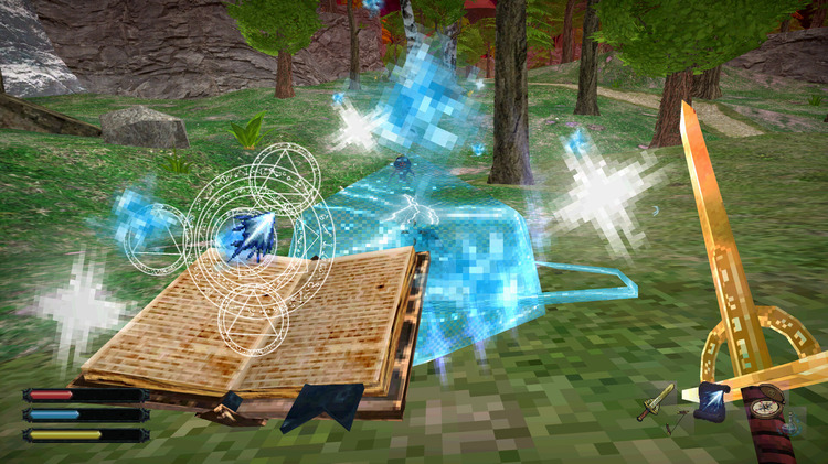 Casting a magic spell