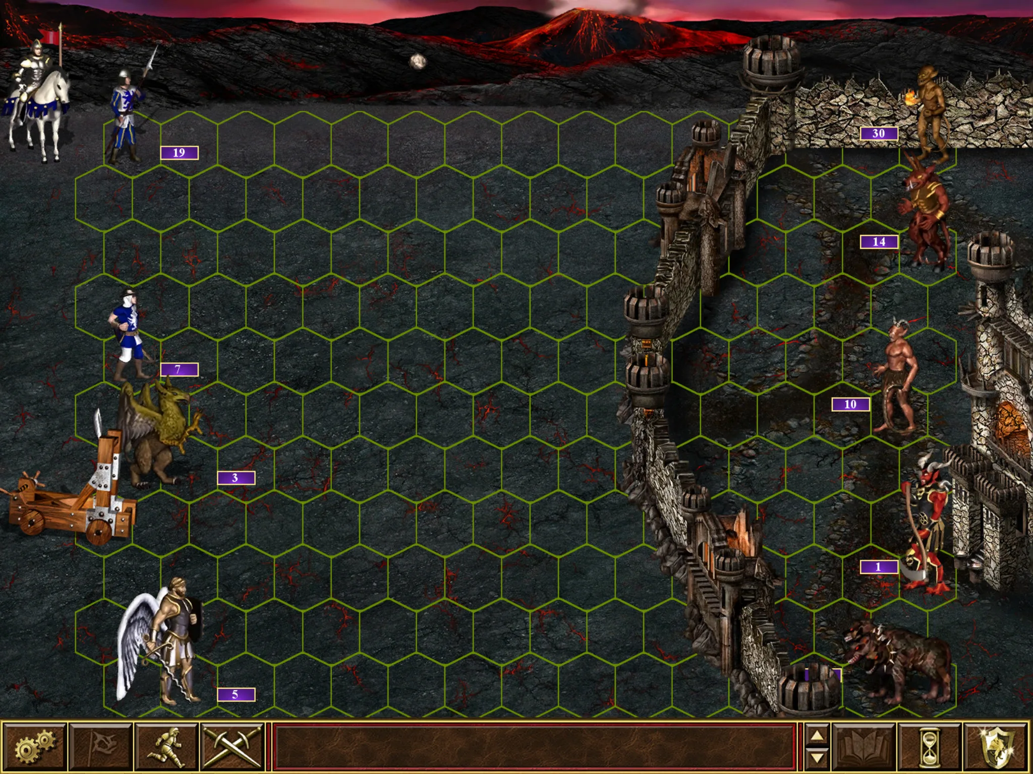 Turnbased battle screen