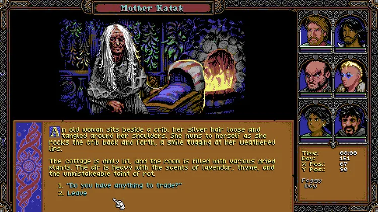 Story is delivered with static images and text