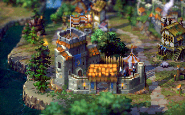 The beautiful 3D pixel art style