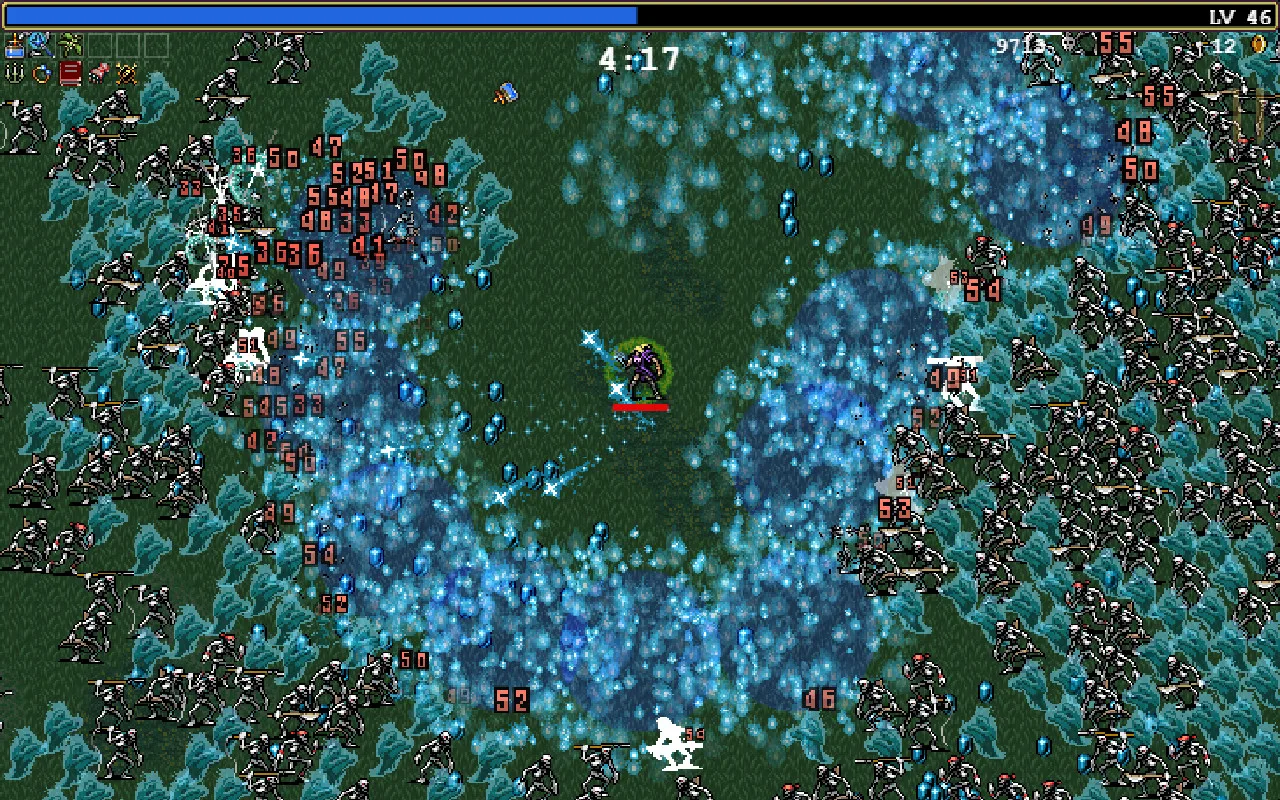Frantic battles